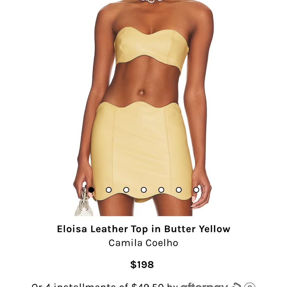 Camila coelho eloisa leather set